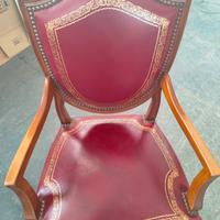 sedie papaline in pelle 