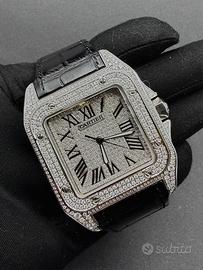 Cartier Santos 100xl Custom Diamond Set NEGOZIO