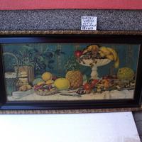 Quadro natura morta con frutta