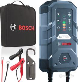 Bosch C70 Caricabatterie per Auto, 12 V - 24 V / 1