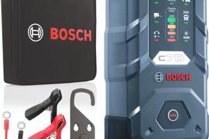 Bosch C70 Caricabatterie per Auto, 12 V - 24 V / 1