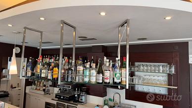 bottigliera vetro&acciaio