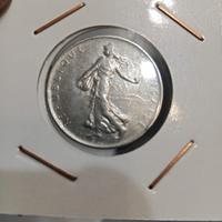 due monete da 1 Franco francese