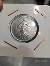 due monete da 1 Franco francese