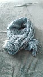 sciarpa donna azzurro varie sfumature 