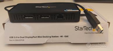 StarTech Mini Docking Station USB a Doppio Display
