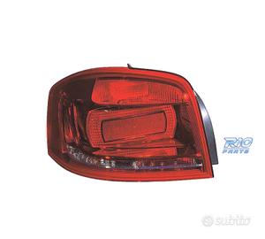 FANALE SINISTRO PER AUDI A3 3P 09-12 BIANCO ROSSO