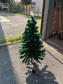 Albero di Natale artificiale con luci - completo