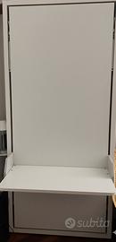 Letto a  scomparsa CLEI singolo con scrivania