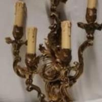 Due Applique antichi in Ottone funzionanti