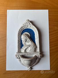 Acquasantiera in ceramica