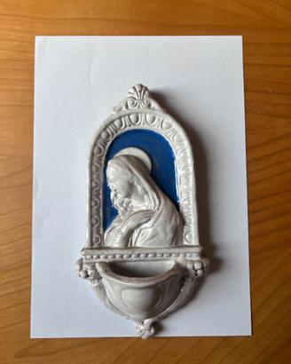 Acquasantiera in ceramica