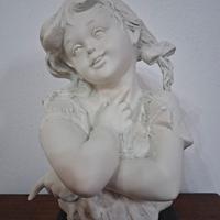 Statua in ceramica di Bassano firmata Barbetta