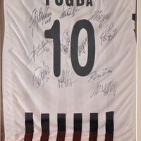 maglietta calcio Juve autografata
