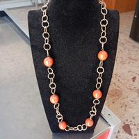 collana petre di chiaramica catina di alluminio 