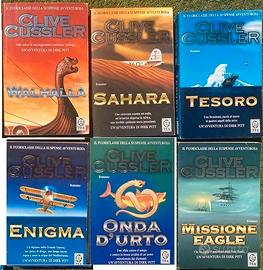 Clive Cussler - Libri avventura (uno 4 €)