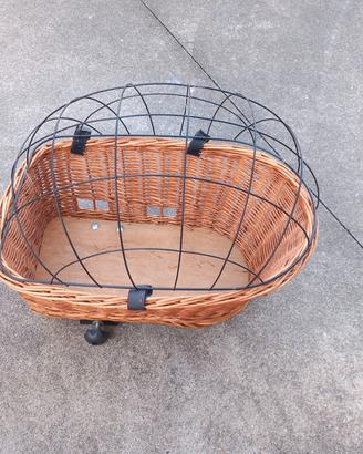 trasportino bici per cani 