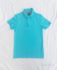 Polo turchese ,100% cotone , Cotton & SIlk ( M )