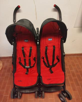 passeggino gemellare Chicco Echo twin