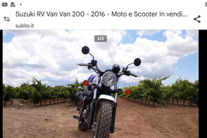Van Van 200 Suzuki come nuova