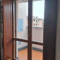 Ante oscuranti in legno per infisso porta finestra