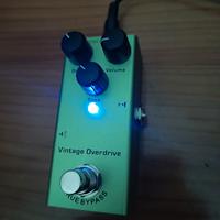 pedale  chitarra, vintage overdrive 