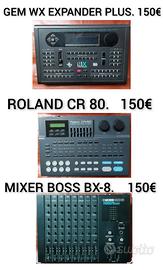 mixer , drum machine, expander