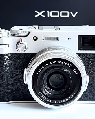 Fujifilm X100V Silver + Teleconverter TCL-X100 II