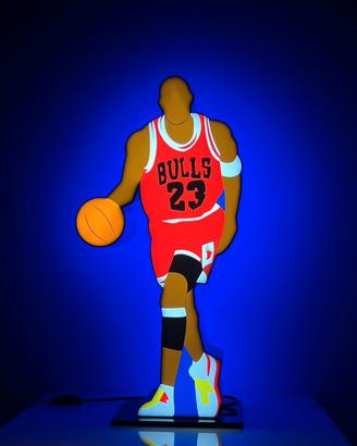Marco Lodola Michael Jordan Lampada Scultura