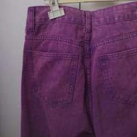 Jeans palazzo viola/lilla  42