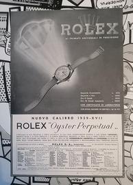 Pubblicità Orologio Rolex OysterPerpetual Vintage