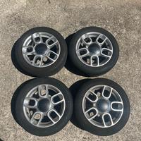 Cerchi in lega Fiat 500 (4 pezzi) + gomme