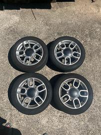 Cerchi in lega Fiat 500 (4 pezzi) + gomme