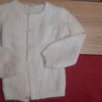 Pelliccetta Calliope bianca 4-5 anni bimba