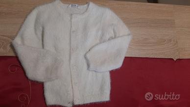 Pelliccetta Calliope bianca 4-5 anni bimba