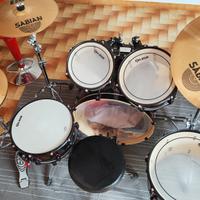 Batteria X-Drum +  piatti Sabian