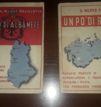Dizionari albanese e russo - anni '40