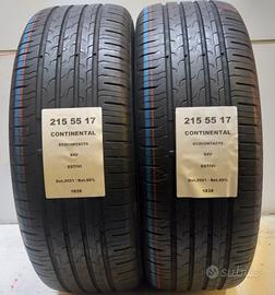 2 GOMME 215 55 17 CONTINENTAL A1839