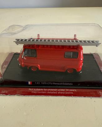 Modellino Pompieri Renault Estafette CTU Del Prado