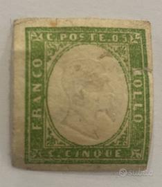 Francobolli 5 centesimi