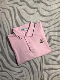 Polo moncler rosa uomo taglia L