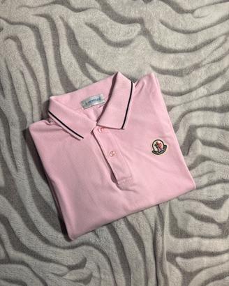 Polo moncler rosa uomo taglia L