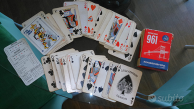 Carte da gioco bridge d epoca