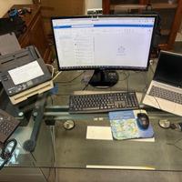 SCRIVANIA UFFICIO IN CRISTALLO