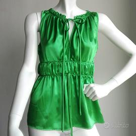 Maglia top verde seconda mano