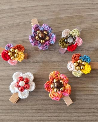 Mollette in legno decorative per biglietti auguri