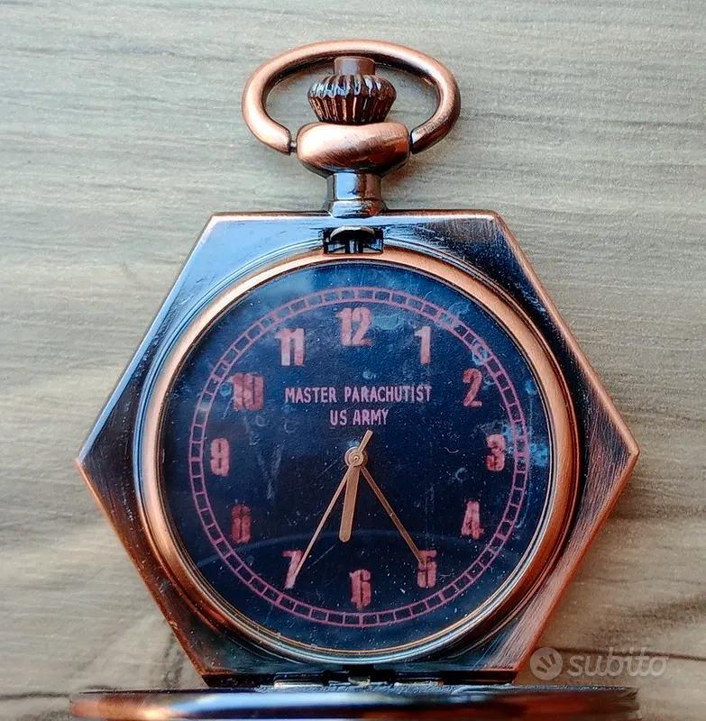 Orologio Da Taschino Esercito Americano – NUOVO – Regalo Militare Personalizzabile
