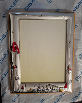 cornice argento per bambini 