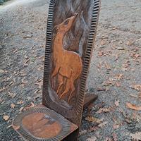 Sedia etnica africana in legno 