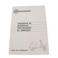 Variante manuale stazioni servizio Piaggio Vespa 5